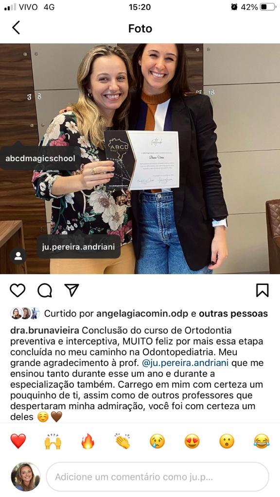Depoimento Dra. Bruna Vieira